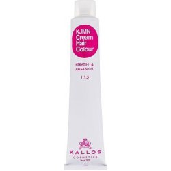 Kallos Cosmetics KJMN Cream Hair Colour Keratin & Argan Oil permanentní barva na vlasy s arganovým olejem a keratinem 0.65 Pink 100 ml