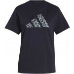 adidas Dámské triko ANIMAL TEE W Černá Šedá – Zboží Mobilmania