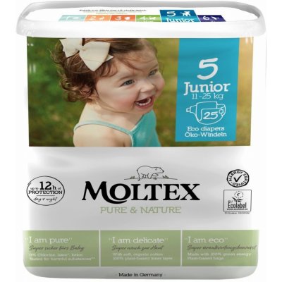Moltex Plenky Pure & Nature Junior 11-25 kg 25 ks – Zbozi.Blesk.cz