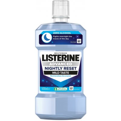 Listerine Advanced Nightly Reset Mild Taste 500 ml – Zbozi.Blesk.cz
