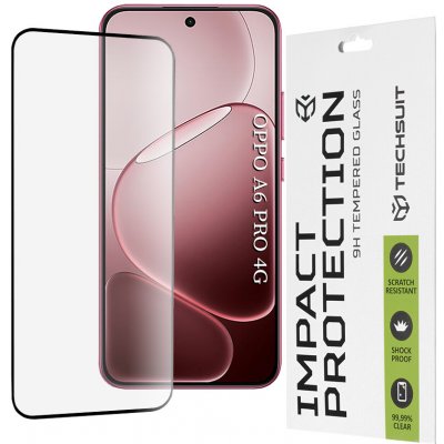 Techsuit 111D ochranné sklo pro Oppo A6 Pro 4G A6 Pro 5G černé 165902 – Zboží Živě