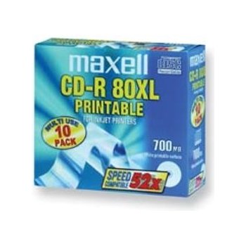Maxell CD-R 700MB 52x, spindle, 10ks (MX10S)