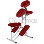 Medimas dřevěná skládací masérská židle Vigor barva červená – Zboží Mobilmania