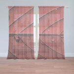 Sablio Záclony Červený list: 2ks 150x250cm – Hledejceny.cz