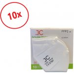 JC respirátor FFP2 bílý 10 ks – Zboží Dáma