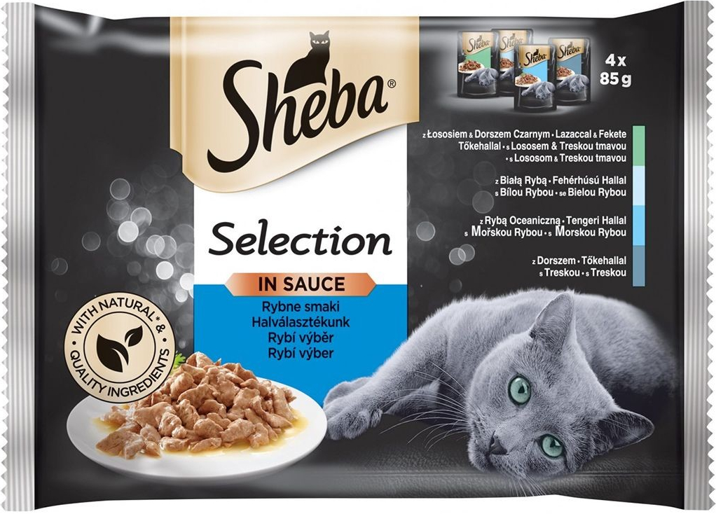 Sheba SELECTION rybí výběr 4 x 85 g
