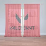 Záclony VALORANT Red: 2 ks - 150x250 cm - Sablio – Hledejceny.cz