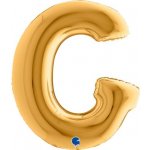 GRABO fóliový balónek PÍSMENO ZLATÉ G 102cm,40" nafukovací – Zboží Dáma