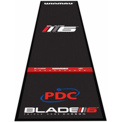 Winmau Dart Mat - Koberec k terči - Pro Zone Precision Blade 6 - with oche – Sleviste.cz