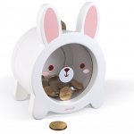 Janod Dřevěná pokladnička Zajíček – Zboží Dáma