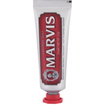 Marvis Cinnamon Mint zubní pasta bez fluoridu, 25 ml