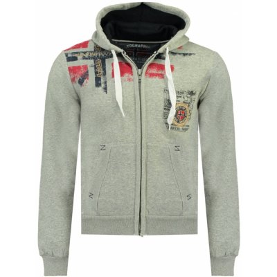 GEOGRAPHICAL NORWAY mikina FESPOTE MEN 100 šedá
