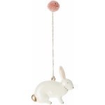 Maileg Velikonoční dekorace Bunny No. 1, bílá barva, kov – Zbozi.Blesk.cz