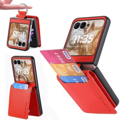 VSECHNONAMOBIL 83274 CARD Kryt s přihrádkami pro karty Motorola Razr 50 Ultra oranžový – Zboží Živě