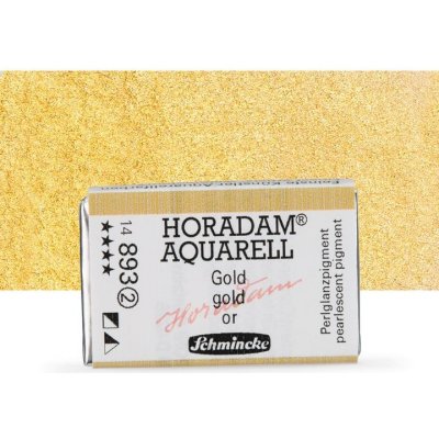 Schmincke Horadam akvarelové barvy v celé pánvičce 893 zlatá – Zboží Dáma