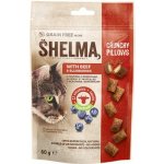 Shelma polštářky s hovězím a borůvkami 60 g – Zbozi.Blesk.cz