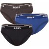 Boxerky, trenky, slipy, tanga Hugo Boss pánské slipy Boss 50475273 487 3 pack