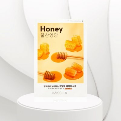 Missha Airy Fit Sheet Mask Honey plátýnková maska s výtažkem z medu 19 g – Zboží Mobilmania