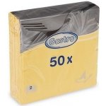 Gastro ubrousky papírové 2V 50ks žluté 33x33cm – Sleviste.cz