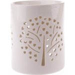 Porcelánová aromalampa Heart tree bílá, 11 x 13 cm – Zboží Mobilmania