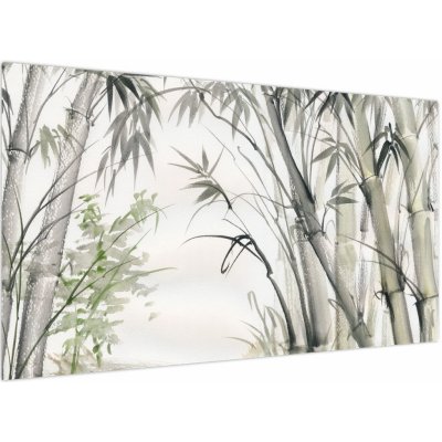 Obraz - Bambusy, kresba, jednodílný 120x70 cm – Hledejceny.cz