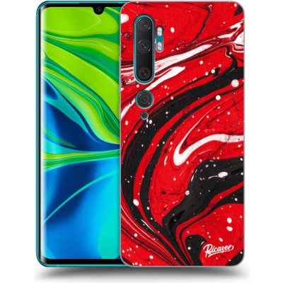 Pouzdro Picasee silikonové Xiaomi Mi Note 10 Pro - Red black černé – Zbozi.Blesk.cz