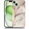 Pouzdro a kryt na mobilní telefon Apple Pouzdro Picasee ULTIMATE CASE MagSafe Apple iPhone 15 Plus - Cream marble