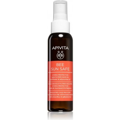 Apivita Bee Sun Safe Hair Oil hydratační olej pro vlasy namáhané sluncem 100 ml – Zboží Mobilmania