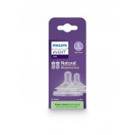 Philips Avent Natural Response savička SCY965/02 průtok 5 rychlý transparentní 2 ks – Hledejceny.cz