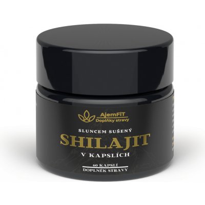 AjemFIT Shilajit Sluncem Sušený 60 kapslí – Hledejceny.cz
