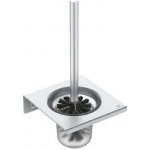 Ideal Standard ALU+ WC štětka nástěnná s držákem matné sklo stříbrná BD593SI – Hledejceny.cz