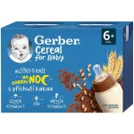 Gerber Cereal mlíčko s kaší na dobrou noc kakao 2 x 200 ml – Sleviste.cz