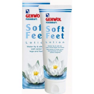 Gehwol Fusskraft Soft Feet Lotion zvlhčující lotion s leknínem a hedvábím 125 ml