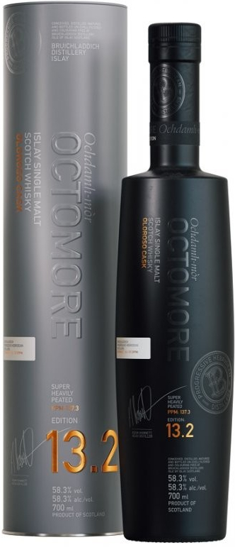 Bruichladdich Octomore Edition 13.2 58,3% 0,7 l (tuba)