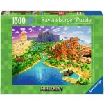 Ravensburger Minecraft Svět Minecraftu 1500 dílků – Zboží Dáma