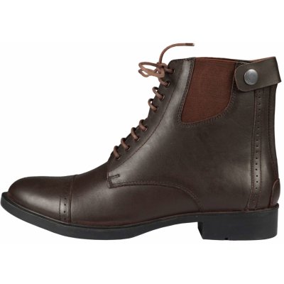 Horka Luxusní kožené nízké jezdecké boty Hnědá – Sleviste.cz