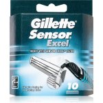 Gillette Sensor Excel 10 ks – Zboží Mobilmania