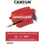 Canson Graduate Oil & Acrylic Skicák v lepené vazbě A5, 290g, 20 listů – Zboží Mobilmania