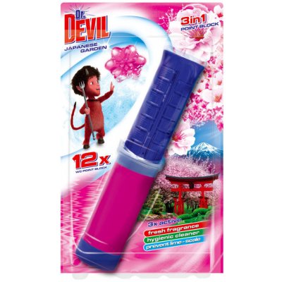 Dr. Devil 5v1 Point Blok WC bodový blok Japanese Garden 75 ml – Zboží Dáma
