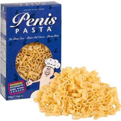 Penis Pasta 200 g, italské těstoviny ve tvaru penisů – Hledejceny.cz