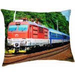 Moon River Polštář s vlakem lokomotivou 350 016-2 33x43 – Hledejceny.cz