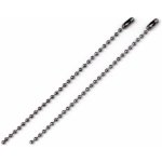 Kuličkový řetízek 10 cm poutko - nikl černý (10 ks) – Zboží Dáma