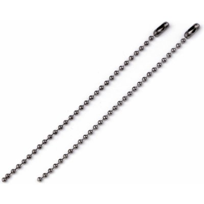 Kuličkový řetízek 10 cm poutko - nikl černý (10 ks) – Zboží Dáma