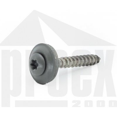 Šroub klempířský nerez 4,5x35mm, MATNÝ světle šedý RAL7005, Prefa, T20 – Hledejceny.cz
