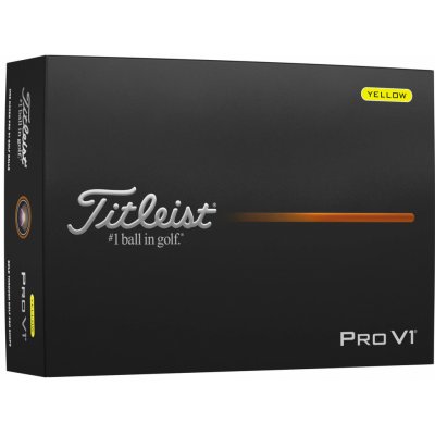 Titleist Pro V1 žluté 12 ks – Sleviste.cz