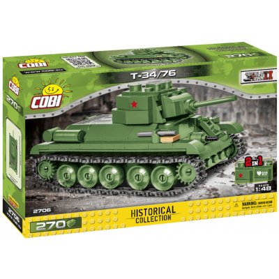 COBI 2706 World War II Ruský střední tank T-34/76 – Zboží Mobilmania