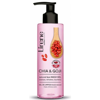 Lirene Superfood čistící gel s chia a goji 190 ml