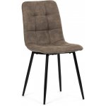 Autronic CT-281 BR3 hnědá látka nohy černý kov – Zboží Dáma