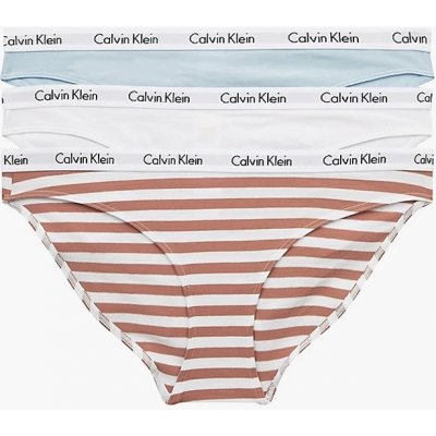 Calvin Klein Dámské kalhotky QD3588 3PACK 642 Mix – Zboží Mobilmania