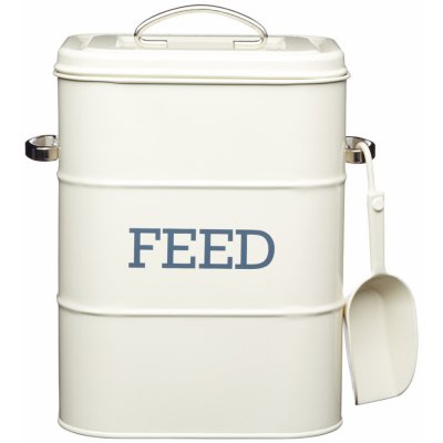 KitchenCraft Living Nostalgia úložná dóza s lopatkou 5,6 l, krémová, LNFEEDCRE – Zboží Mobilmania